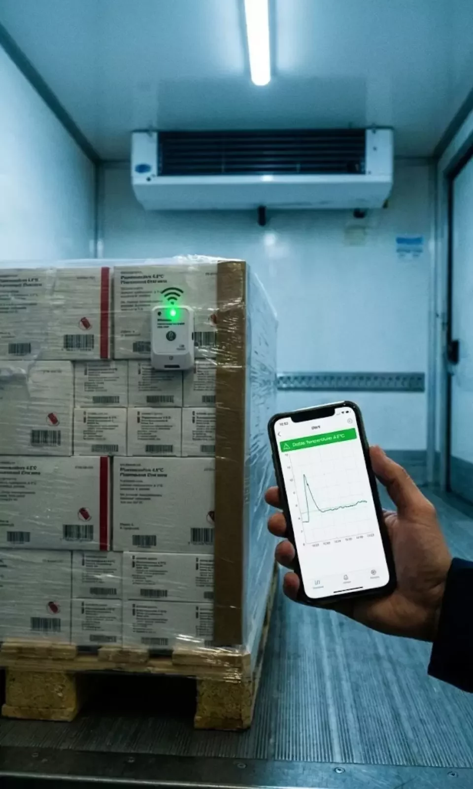 Monitoraggio automatizzato della temperatura per le spedizioni critiche